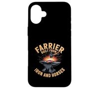 Farrier Built From Iron And Horses Blacksmith Quote Case for iPhone 16 Plus