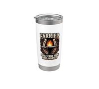 Farrier Built from Iron and Horses Blacksmith Stainless Steel Insulated Tumbler