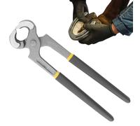 Farrier Nippers - Hoof Hoof Instrument, Steel Forged Pliers, Balanced Control Structure, Practical Multi-Task Metal Work Aid | for Horse Care Stable Choppers Ranch Worksmith Activities