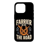 Farrier On The Horseshoe Hoof Care Blacksmith Case for iPhone 16 Pro