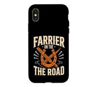 Farrier On The Horseshoe Hoof Care Blacksmith Case for iPhone X/XS