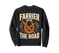 Farrier On The Horseshoe Hoof Care Blacksmith Sweatshirt