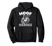 Farrier Team Equine Care Blacksmithing Horseshoeing Farrier Pullover Hoodie
