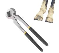 Farrier Tools for Horses | Horse Hoof Pliers for Various Uses | Ponies Vanadium Steel Farrier Tool in Dull Finish for Use As A Nutcracker