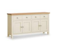 Farro Cream Extra Large Sideboard Cabinet Fully Assembled - By Roseland Furniture