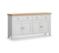 Farro Grey Extra Large Sideboard Cabinet Fully Assembled - By Roseland Furniture