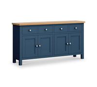 Farro Navy Blue Extra Large Sideboard Cabinet Fully Assembled - By Roseland Furniture