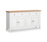 Farro White Extra Large Sideboard Cabinet Fully Assembled - By Roseland Furniture