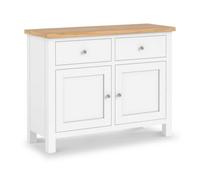 Farro Xl White 2 Door Sideboard Cabinet Fully Assembled - By Roseland Furniture