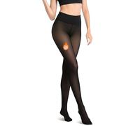 Farrobor Women’s Thermal Fleece Lined Tights - Warm Winter High Waist Opaque Tights with 3 Thickness Options Stretch Fit with Footless Lining