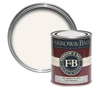 Farrow & Ball Flat Eggshell, 750ml, All White No. 2005