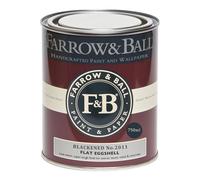 Farrow & Ball Blackened No. 2011 Flat Eggshell 750ml