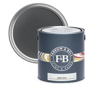 Farrow & Ball Dead Flat 2.5L, Off-Black No. 57, Ultra Matt Multi-Surface Paint