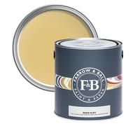 Farrow & Ball Dead Flat 5L, Ciara Yellow No. 73, Ultra Matt Multi-Surface Paint