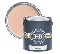 Farrow & Ball Dead Flat 5L, Pink Cup No. 9801, Ultra Matt Multi-Surface Paint