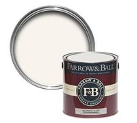 Farrow & Ball Estate All White Eggshell Metal & Wood Paint, 2.5L