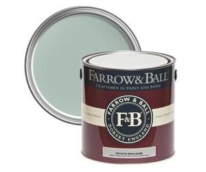 Farrow & Ball Estate Emulsion, Green Blue No. 84, Luxurious Chalky Matt
