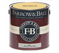 Farrow & Ball Estate Matt Emulsion Paint Dorset Cream No.68 - 2.5L