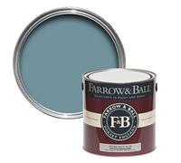Farrow & Ball Estate Stone Blue No.86 Matt Wall & Ceiling Emulsion Paint, 2.5L