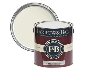 Farrow & Ball Exterior Eggshell 750ml, James White No. 2010, Wood and Metal