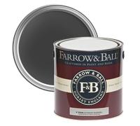 Farrow & Ball Exterior Eggshell 750ml, Smelt Black No. G18, Wood and Metal