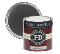 Farrow & Ball Exterior Eggshell, Pitch Black No. 256, Wood and Metal