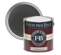 Farrow & Ball Full Gloss 750ml, Pitch Black No. 256, Wood and Metalwork Paint