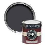 Farrow & Ball Interior Paean Black Gloss Interior & Exterior Metal & Wood Paint, 2.5L