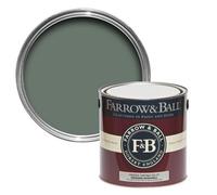 Farrow & Ball Modern Green Smoke No.47 Eggshell Interior Metal, Plaster & Wood Paint, 2.5L