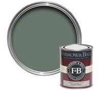 Farrow & Ball Modern Green Smoke No.47 Eggshell Interior Metal, Plaster & Wood Paint, 750Ml