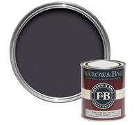 Farrow & Ball Modern Paean Black No.294 Eggshell Interior Metal, Plaster & Wood Paint, 750Ml