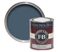 Farrow & Ball Modern Stiffkey Blue No.281 Eggshell Paint, 750Ml