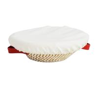 Farshell Handmade Cotton Rope Fermentation Basket, Oval and Round Natural Yeast Shell | Bread Basket with Double Handle, Baking Accessories, Fermentation Box with C