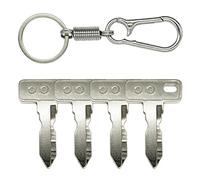 FarShiller 1012505 Go-lf Ca-rt Club Car Keys 4pc, Replacement for 1982-Up Club Car Precedent D-S a-nd Te-m-po Gas Electric