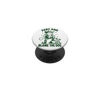 Fart & Blame The Dog Frog Funny Cowboy Terrier country howdy PopSockets Adhesive PopGrip