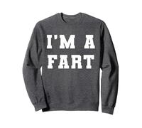 Fart Halloween Costume I'm A Fart Cloud Fart Joke Sweatshirt