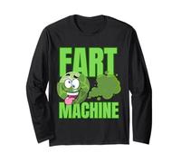 Fart Machine - Brussels Sprouts Christmas Foodie Long Sleeve T-Shirt