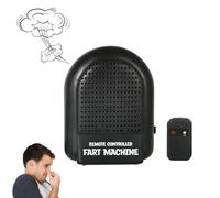 Fart Machine with Remote, Electronic Remote Fart Machine, Funny Prank Toy, Small Electronic Fartingt Toy, Easy-hiding Farting Box for Kids Adult, Birthday Party/Home/Office Pranks Jokes Game, Black
