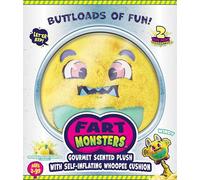 Fart Monsters Windy 16″ Scented Plush with Self-Inflating Whoopee Cushion - Lemon-Lime Zesty Scent - Silly Plush Gag Gift & Collectible Toy