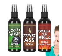 Fart Spray Extra Strong - Fart - Liquid Assfart Spray - 3 Bottles Stink Fluid Wet Fartt Spray - Long Lasting for Women Men Girls Boys Family Party Holidays Christmas Birthday Office Home