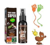 Fart Spray,Prank Fart Spray,Liquid Fart Spray,Joke Fart Spray,Jokes and Pranks for Adults Fart Spray,Stinky Fart Spray,Extra Strong Stink Spray,Safe and Portable Tricky Toys,with Sticky Hands