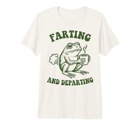 Farting and Departing Frog Premium T-Shirt