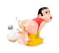 Farting Bubble Machine, Kids Soap Bubble Blower, Music Light Fully-Automatic Water Bubble Toys,Fart Bubble Blower Farting Bubble Maker Battery Operated Bubble Machine for Children (A)