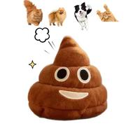 Farting Dog Toy, Funny Talking Poop Plush Toy - Makes Fart Sounds, Cheeky Little Buddy That Farts, Giggles, 6+ Different Fart Sounds, Emoticon Talking Poop for Stress Relief, Jokes, or Party (1pc)