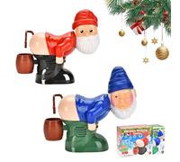 Farting Santa Bubble Machinem, Electric Christmas Funny Fart Bubble Toy For Kids, Electric Blowing Bubble Toy With Light And Music, Funny Gifts For Christmas, Birthdays, Parties (2 PCS)
