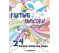 farting unicorn coloring book: A funny Unicorn Coloring Book for Kids