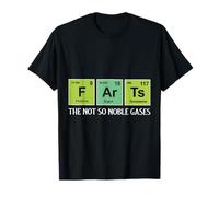 Farts The Not So Noble Gases Funny Chemistry T-Shirt