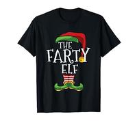 Farty Elf Matching Family Christmas Funny Couples T-Shirt
