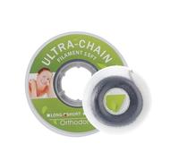 faruijie Colourful Elastic Power Chain for Braces Dental Orthodontic Powerchains 3 Sizes Ortho Rubber Band(Short,Black 9#)