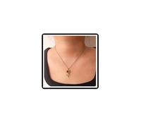 Faruodis Sunflower Pendant Necklace Boho Daisy Flower Necklace Chain You Are My Sunshine Jewelry for Women (Silver)